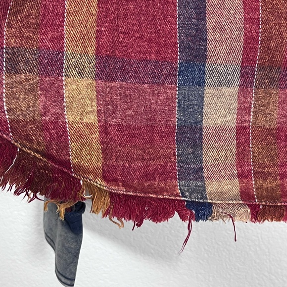 Oil & Hali oversized plaid pullover top, size XL - Picture 7 of 10